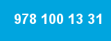 978 100 13 31